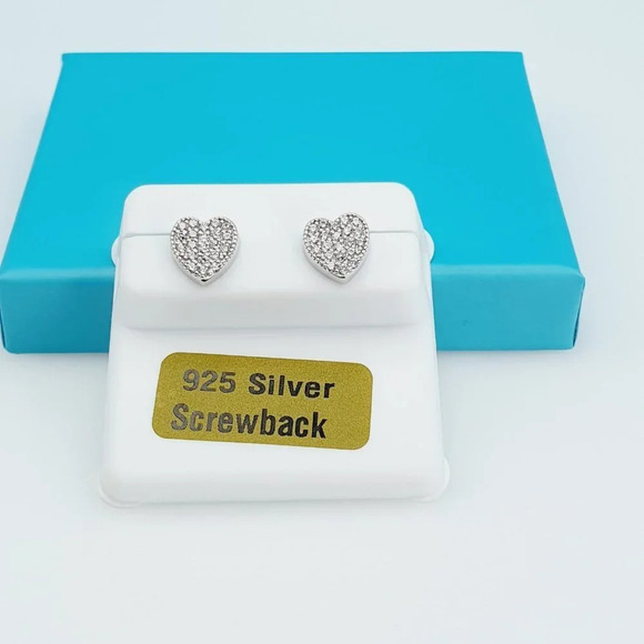 925 Sterling Silver CZ Beautiful Earrings for Women, 1USPAR4215 - Picture 7 of 11